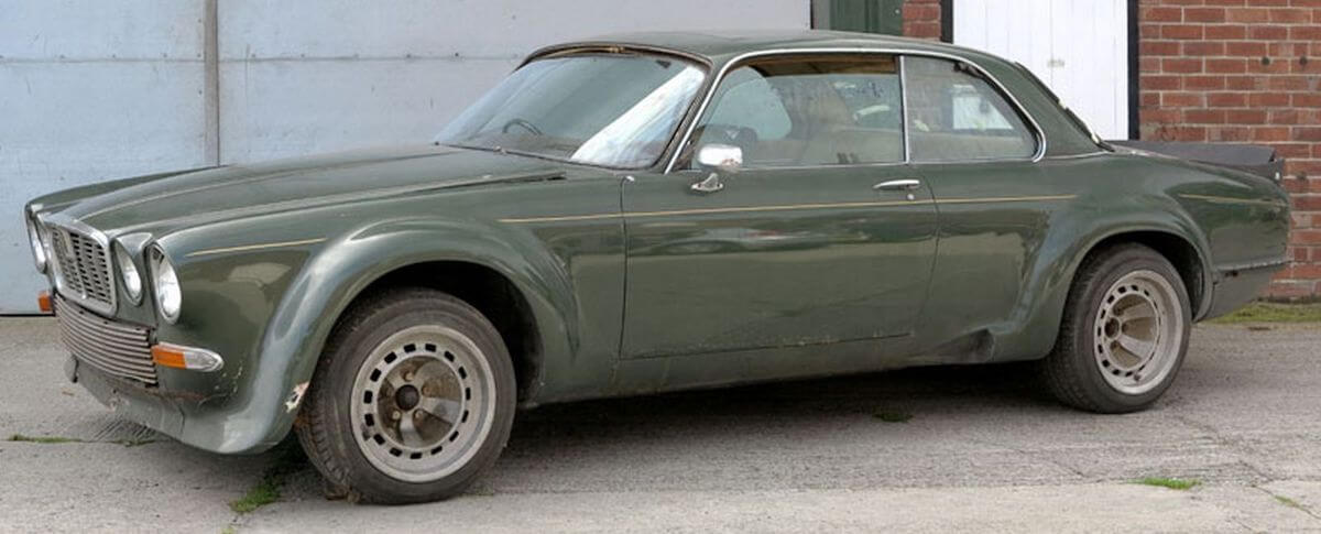 The Broadspeed Jaguar XJ used in The Avengers before it was sold at auction