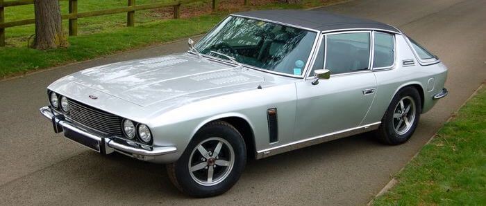 Jensen Interceptor similar to the one used by Inspector Lynley