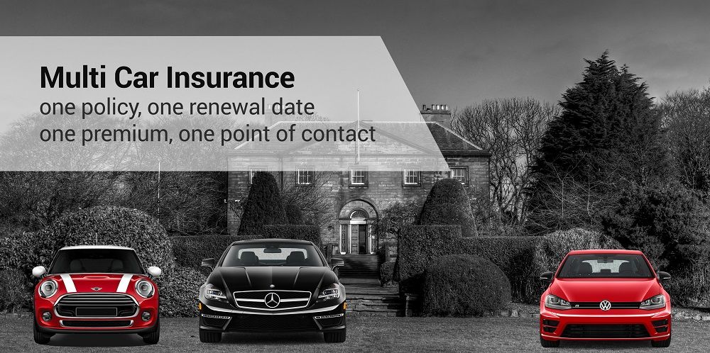 Multi Car Insurance policy with a Volkswagen, Mercedes and Mini